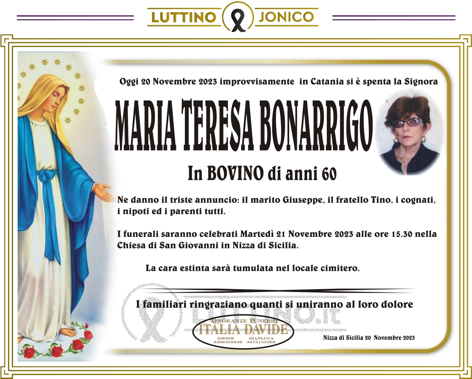 Maria Teresa Bonarrigo